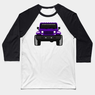 Purple [JEEP] Baseball T-Shirt